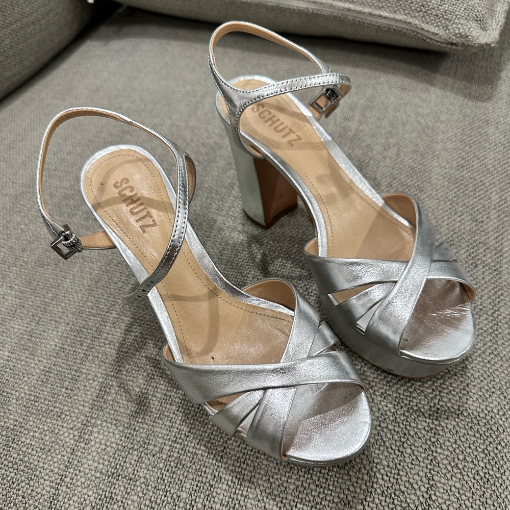 Schutz Keefa Platform Sandal size 8